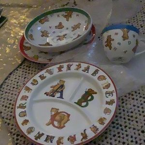 Tiffany bone baby china with Tiffany box